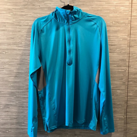 ExOfficio Blue & Gray Performance Pullover L NWOT - Picture 1 of 5